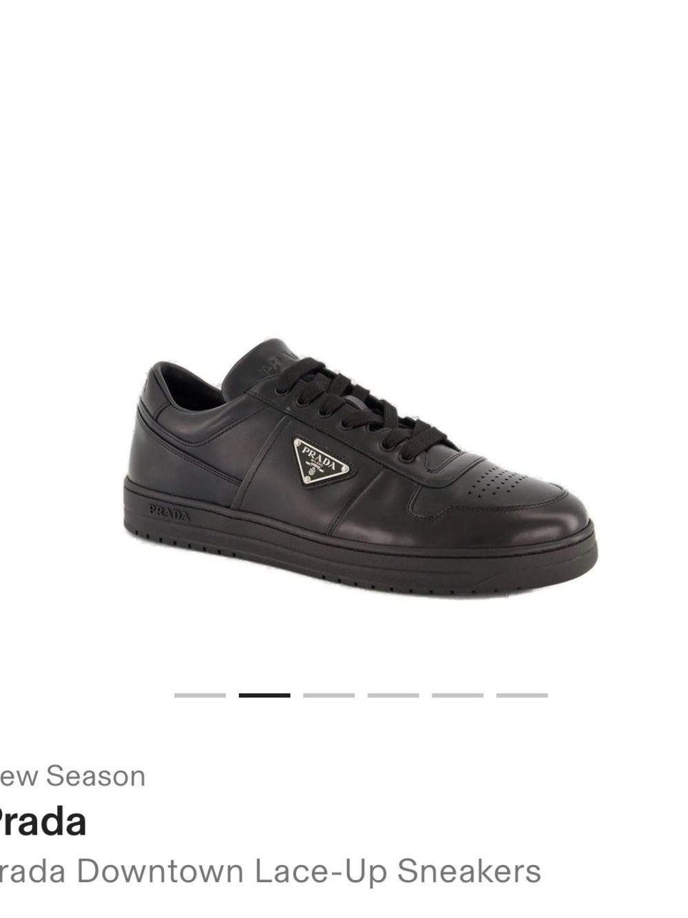 Prada Downtown Lace-Up Sneakers
